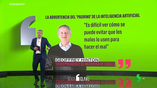 La advertencia del 'padrino' de la inteligencia artificial: "Es difícil evitar que los malos lo usen para hacer el mal” La advertencia del 'padrino' de la inteligencia artificial: "Es difícil evitar que los malos lo usen para hacer el mal”