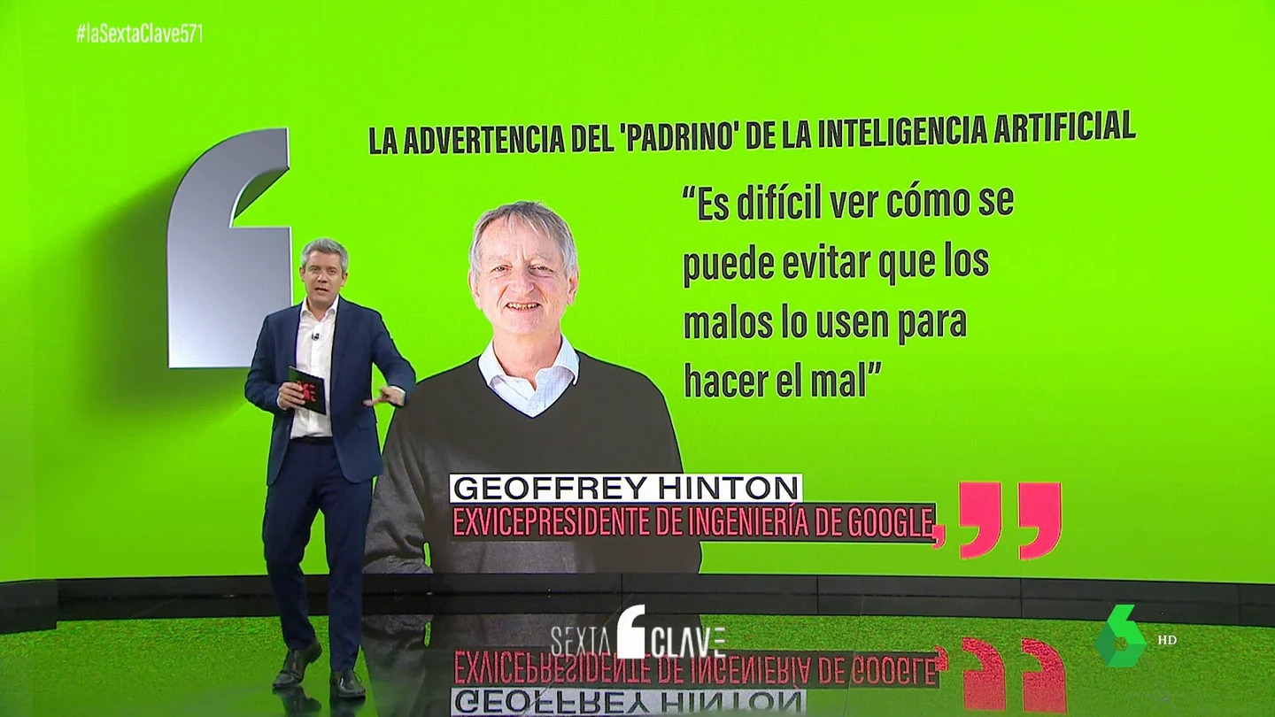 La advertencia del 'padrino' de la inteligencia artificial: "Es difícil evitar que los malos lo usen para hacer el mal” La advertencia del 'padrino' de la inteligencia artificial: "Es difícil evitar que los malos lo usen para hacer el mal”
