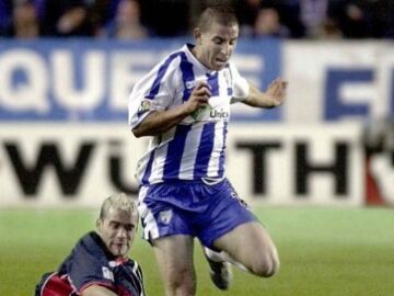 Koke, durante su etapa en el Málaga