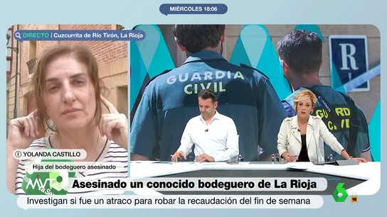 La hija del bodeguero asesinado en Cuzcurrita, Yolanda Castillo La hija del bodeguero asesinado en Cuzcurrita, Yolanda Castillo