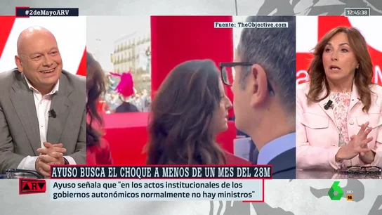 Angélica Rubio, sobre la polémica del Dos de Mayo: "En 40 años de democracia no se recuerda un bochorno así" Angélica Rubio, sobre la polémica del Dos de Mayo: "En 40 años de democracia no se recuerda un bochorno así"