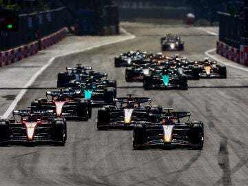 Salida del GP de Azerbaiyán 