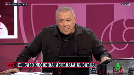 Ferreras, tajante contra Clos Gómez y Medina Cantalejo: "El sistema Negreira continúa gracias a sus herederos" Ferreras, tajante contra Clos Gómez y Medina Cantalejo: "El sistema Negreira continúa gracias a sus herederos"