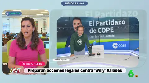 Equipo de deportes de la Cope denunciará a Willy Valadés