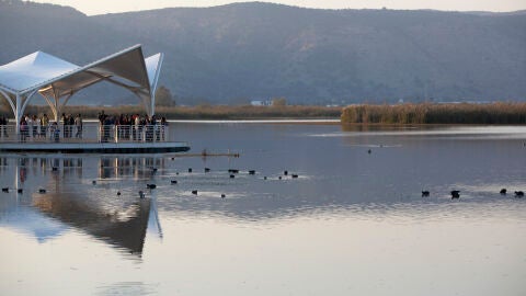 Estación para el avistamiento de aves en Eilat