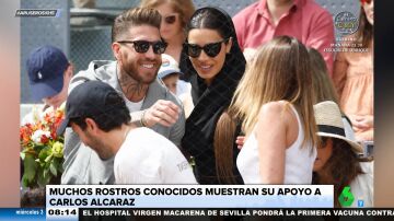 Sergio Ramos y Pilar Rubio zanjan los rumores de crisis con su aparición para ver a Carlos Alcaraz