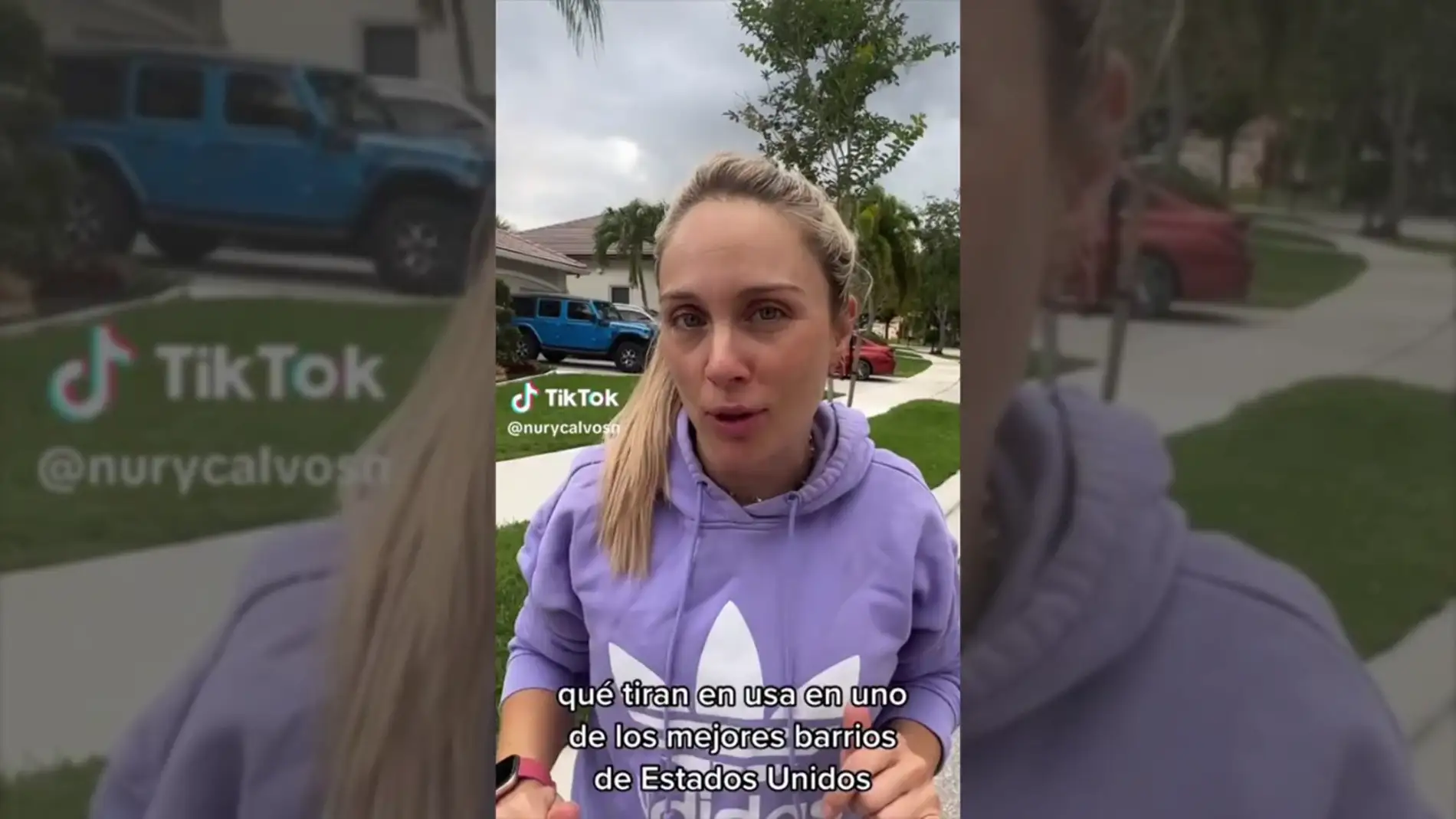 Una joven española cuenta en TikTok todo lo que se tira a la basura un barrio de clase alta en EE.UU: "Lavadoras, aspiradoras, patinetes..."