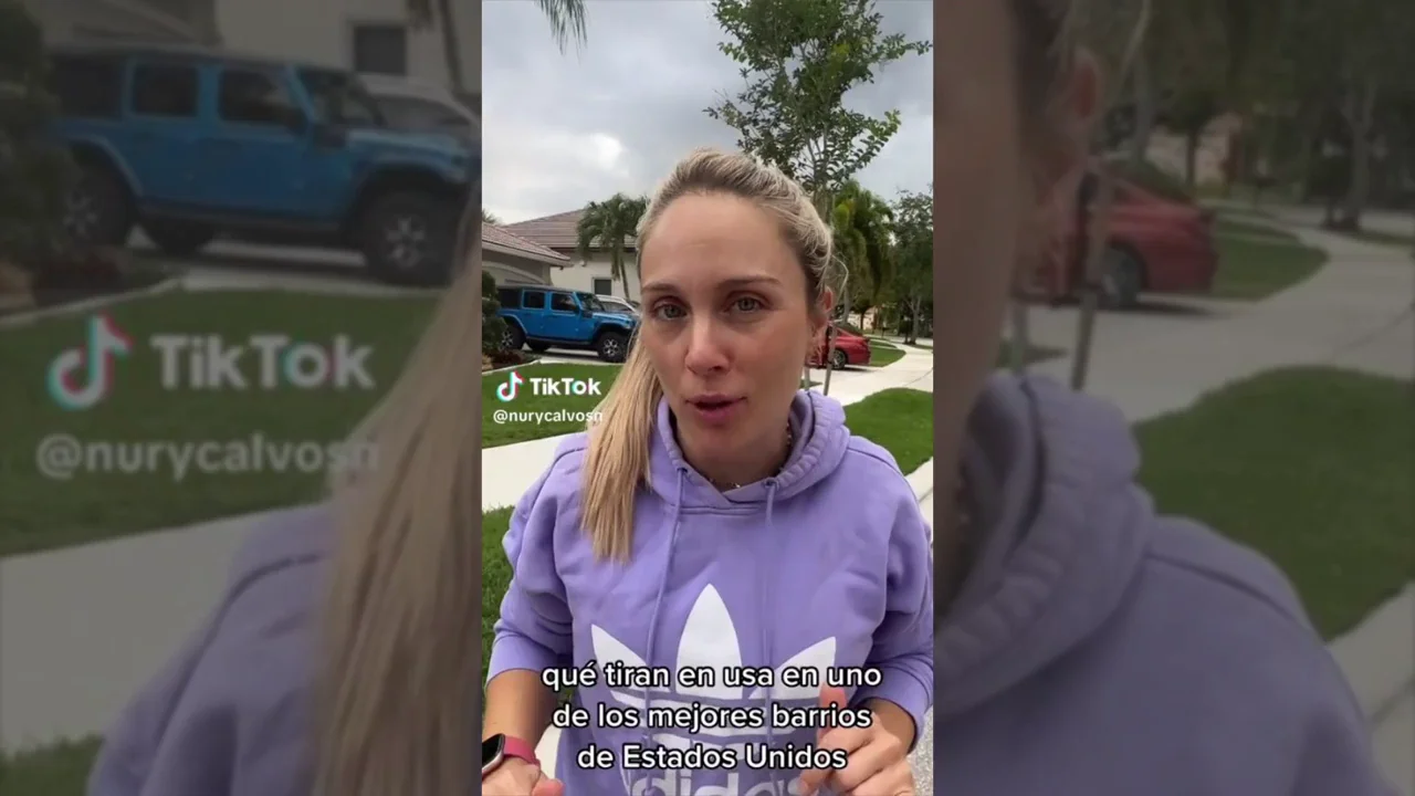Una joven espa&ntilde;ola cuenta en TikTok todo lo que se tira a la basura un barrio de clase alta en EE.UU: "Lavadoras, aspiradoras, patinetes..."