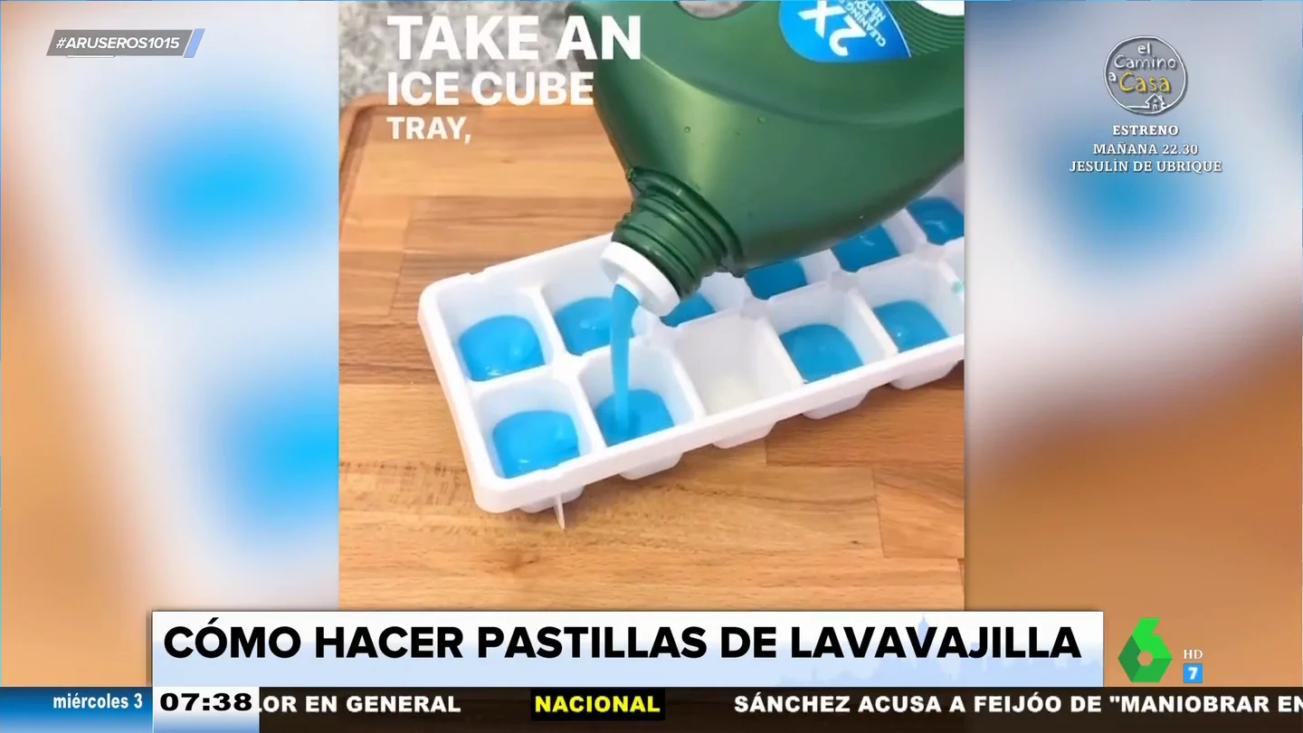 Cómo hacer pastillas caseras para el lavavajillas: "Cuidado a la hora de servirse un gintonic" Cómo hacer pastillas caseras para el lavavajillas: "Cuidado a la hora de servirse un gintonic"