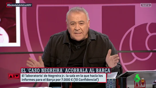 Ferreras, sobre el caso Negreira: "LaLiga española sigue manchada" Ferreras, sobre el caso Negreira: "LaLiga española sigue manchada"
