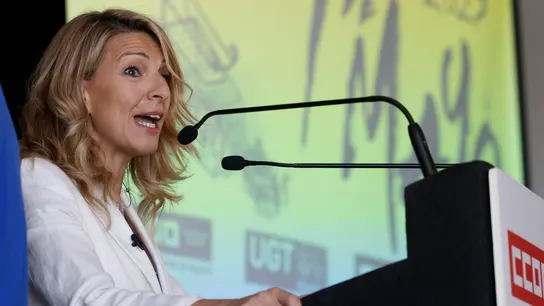 La candidata de Sumar a las elecciones generales, Yolanda Díaz La división Unidas Podemos y Sumar haría perder a la izquierda hasta 14 escaños, según una encuesta