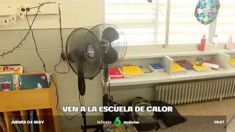 2 ventiladores por clase y un punto común con aire acondicionado: estas son las medidas "parche" contra el calor en las aulas