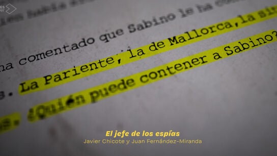 El libro 'El jefe de los esp&iacute;as' se basa en los archivos diarios de Manglano en los que B&aacute;rbara Rey aparece como "la Pariente".