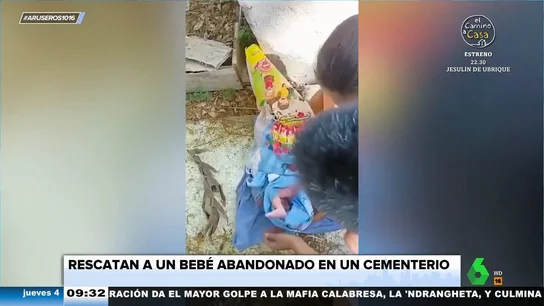 Rescatan a un bebé abandonado en un cementerio dentro de una bolsa de plástico en Filipinas Rescatan a un bebé abandonado en un cementerio dentro de una bolsa de plástico en Filipinas