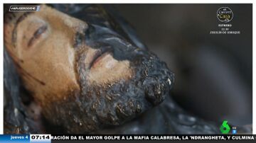 No, el Cristo de Lepanto de Barcelona no es negro: así de blanco ha quedado tras su restauración