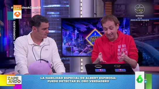 Albert Espinosa demuestra su superpoder en El Hormiguero Albert Espinosa demuestra su superpoder en El Hormiguero
