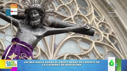 El sorprendente cambio del Cristo de Lepanto de Barcelona El sorprendente cambio del Cristo de Lepanto de Barcelona