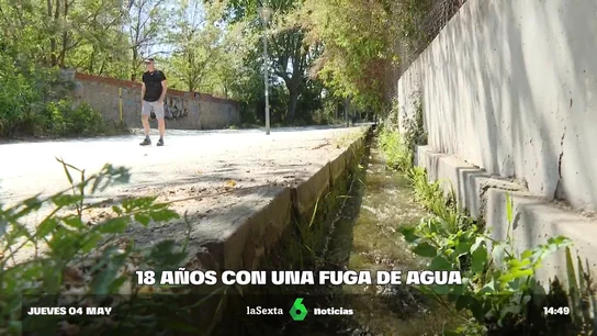 Un escape de agua en Badalona cumple 18 años perdiendo 66 millones de litros Un escape de agua en Badalona cumple 18 años perdiendo 66 millones de litros