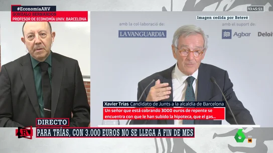 Gonzalo Bernardos responde a Trias tras afirmar que con 3.000 euros no se llega a fin de mes Gonzalo Bernardos responde a Trias tras afirmar que con 3.000 euros no se llega a fin de mes