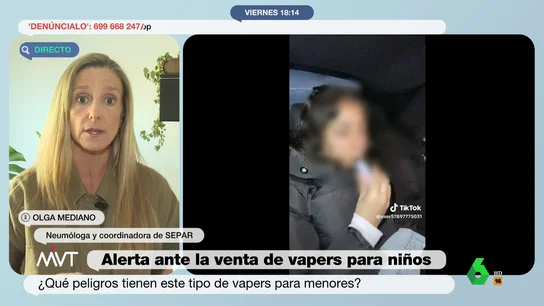 "Alteraciones del comportamiento, problemas de aprendizaje...": la contundente advertencia de una neumóloga sobre los vaper para niños "Alteraciones del comportamiento, problemas de aprendizaje...": la contundente advertencia de una neumóloga sobre los vaper para niños
