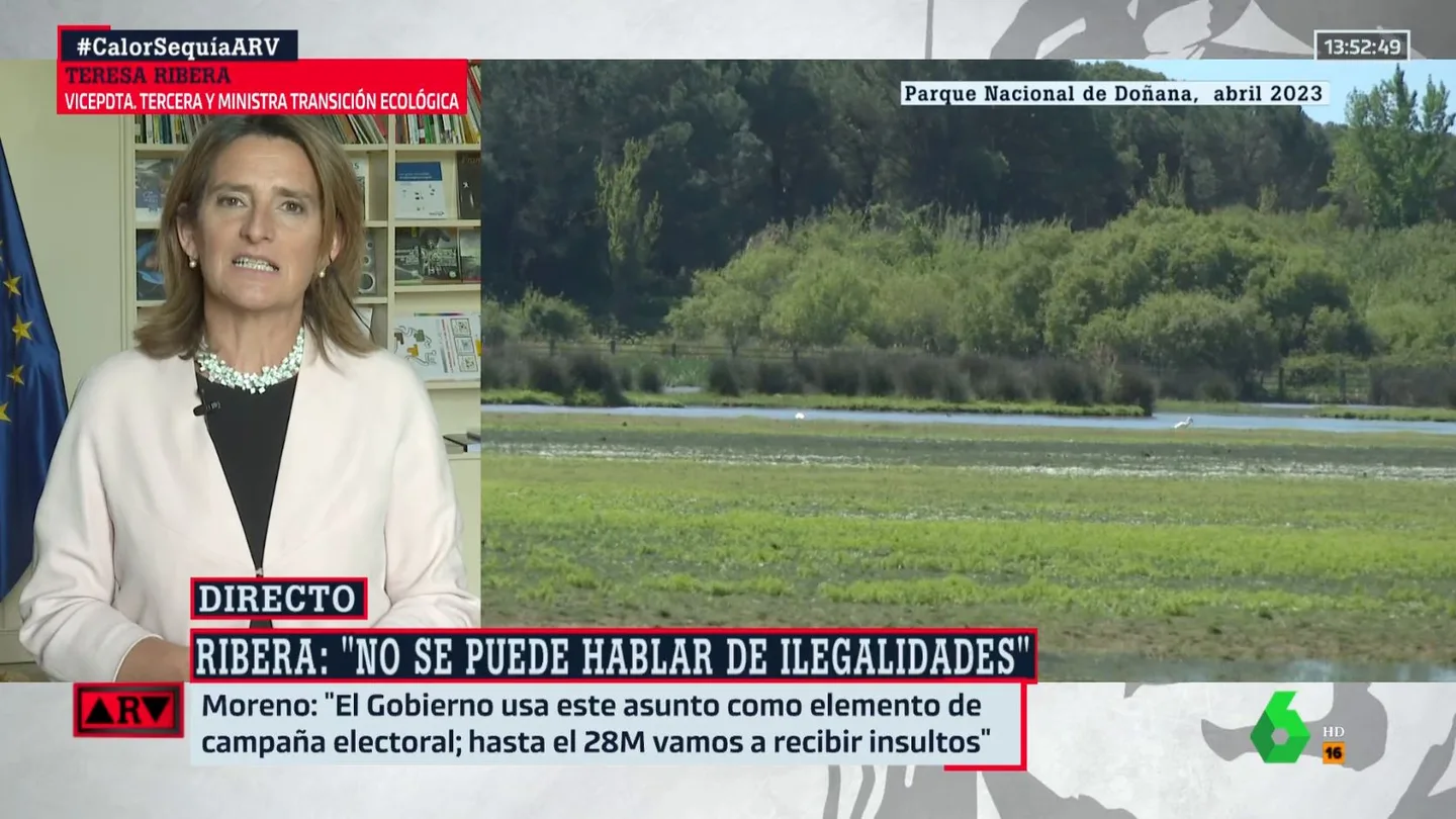 Teresa Ribera, en Al Rojo Vivo Teresa Ribera, en Al Rojo Vivo
