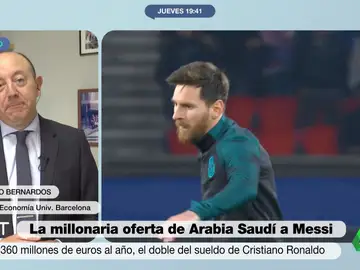 La contundente afirmacion de Gonzalo Bernardos sobre la oferta millonaria de Arabia Saudí a Messi: &quot;Está blanqueando el régimen&quot;