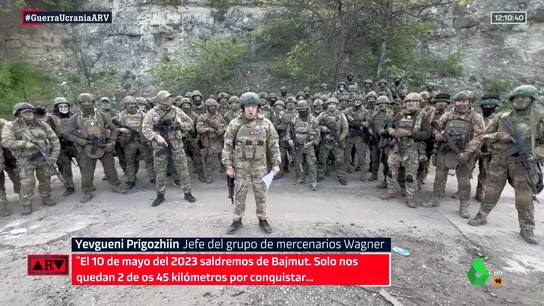 El jefe de Wagner anuncia su retirada de Bajmut El jefe de Wagner anuncia su retirada de Bajmut