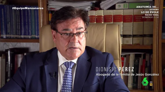 El abogado de la familia de Jesús González, empresario desaparecido El abogado de la familia de Jesús González, empresario desaparecido