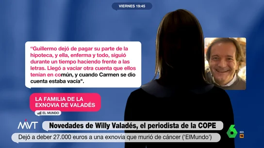 Habla la familia de una exnovia de Willy Valadés que murió de cáncer: "Le decía: 'Si te vas a morir, ¿para qué quieres el dinero?'" Habla la familia de una exnovia de Willy Valadés que murió de cáncer: "Le decía: 'Si te vas a morir, ¿para qué quieres el dinero?'"