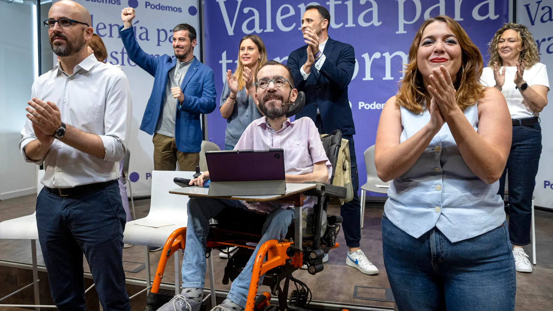 Unidas Podemos presenta el programa marco del partido para las elecciones del 28M.