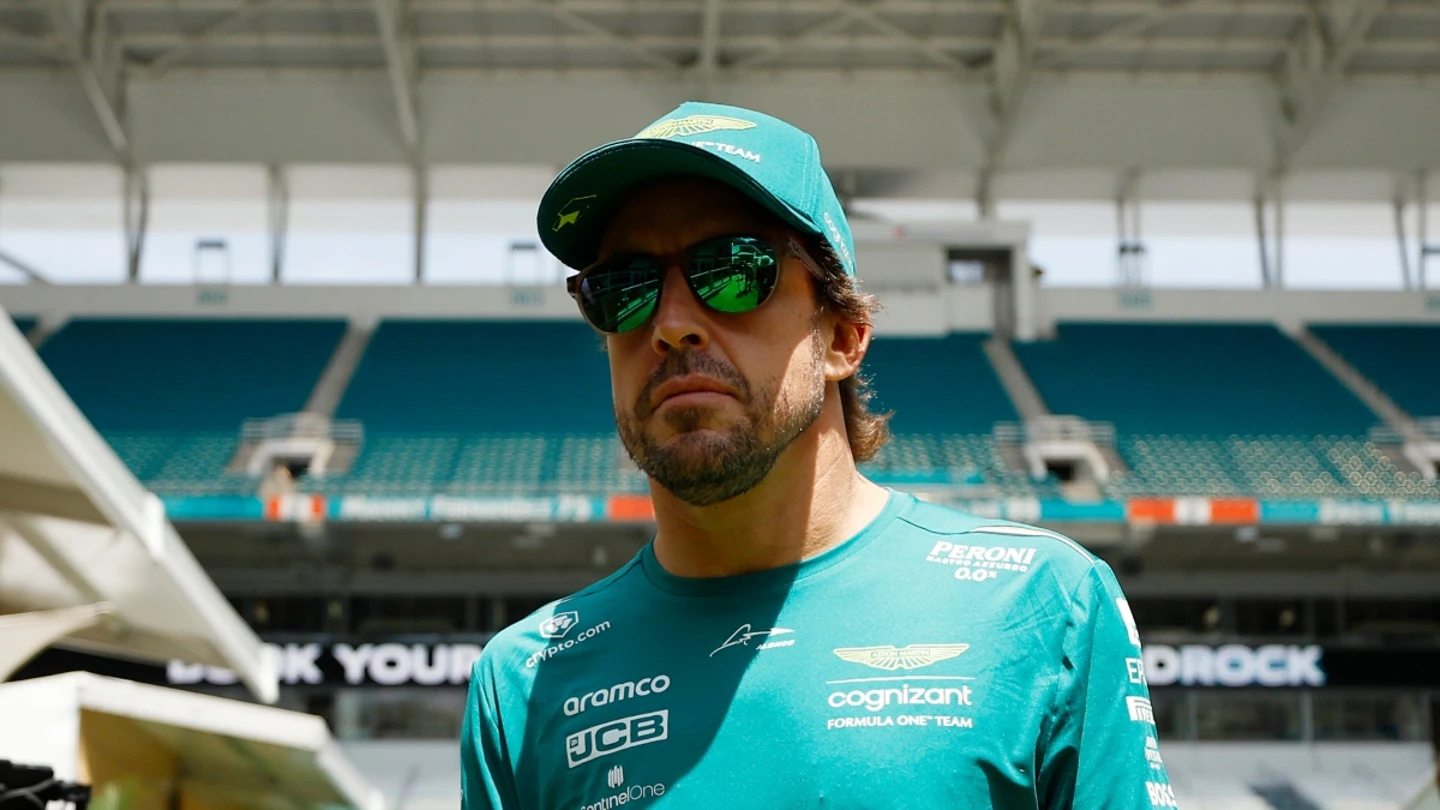 Fernando Alonso, en Miami Fernando Alonso, en Miami