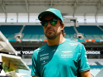 Fernando Alonso, en Miami Fernando Alonso, en Miami