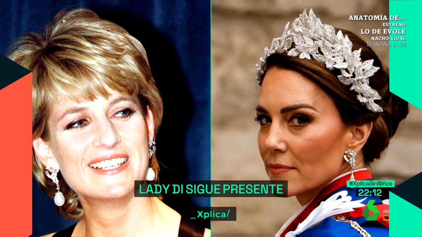 Kate Middleton lleva los pendientes de Diana de Gales