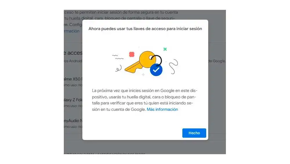 Creando llaves de acceso Creando llaves de acceso