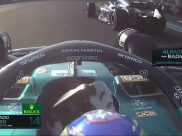 Alonso se encuentra con Ocon en Miami Alonso se encuentra con Ocon en Miami