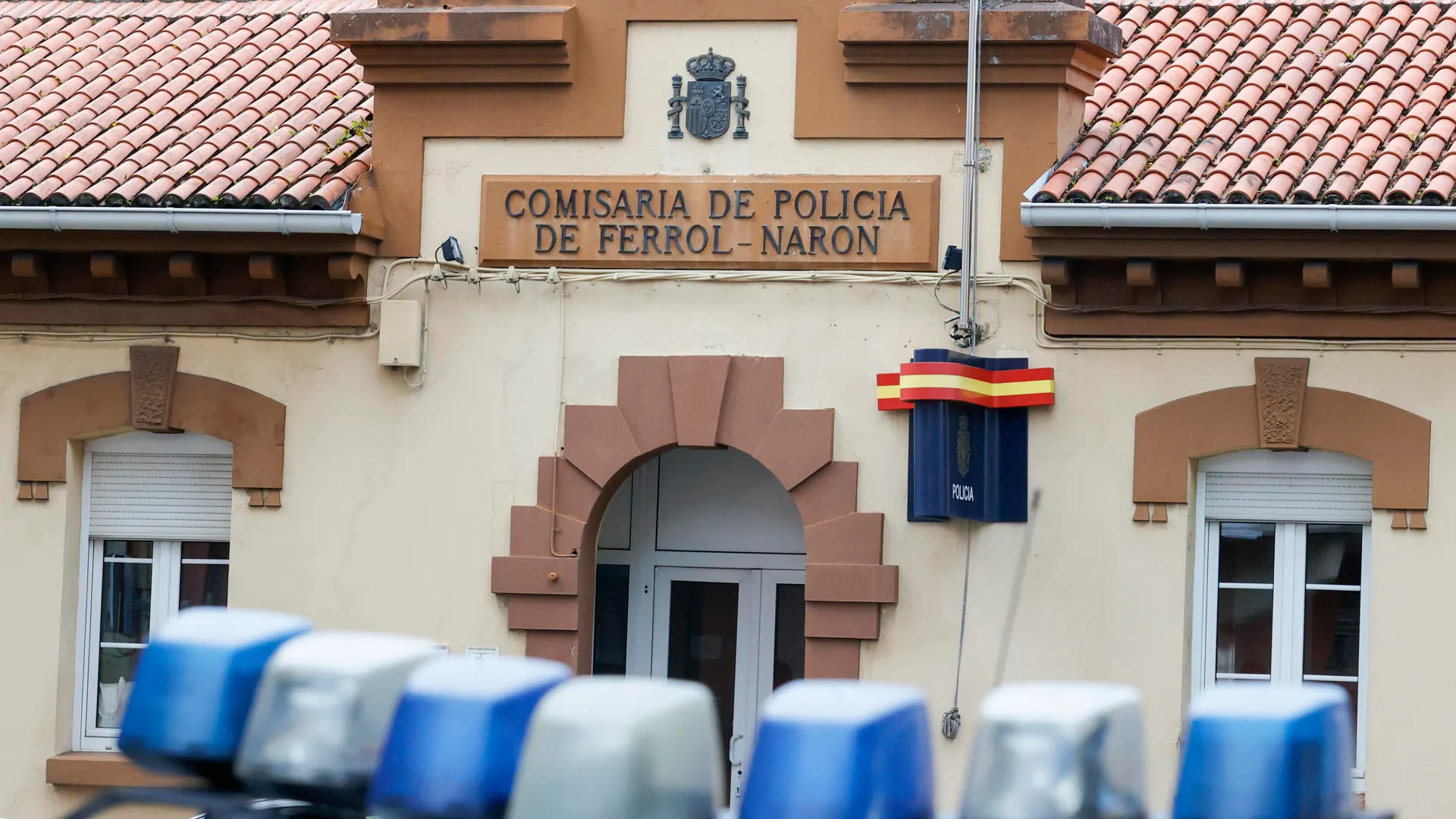 Fotografía de la comisaría de Ferrol, Galicia.