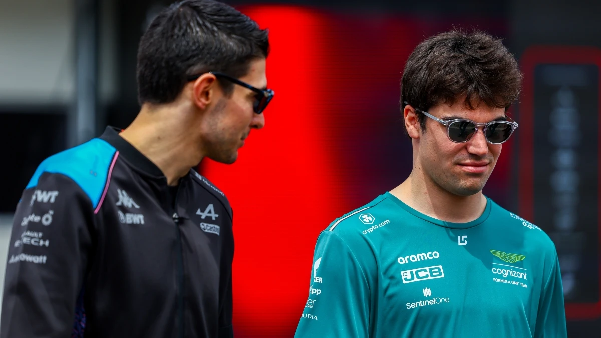 Lance Stroll, junto a Esteban Ocon