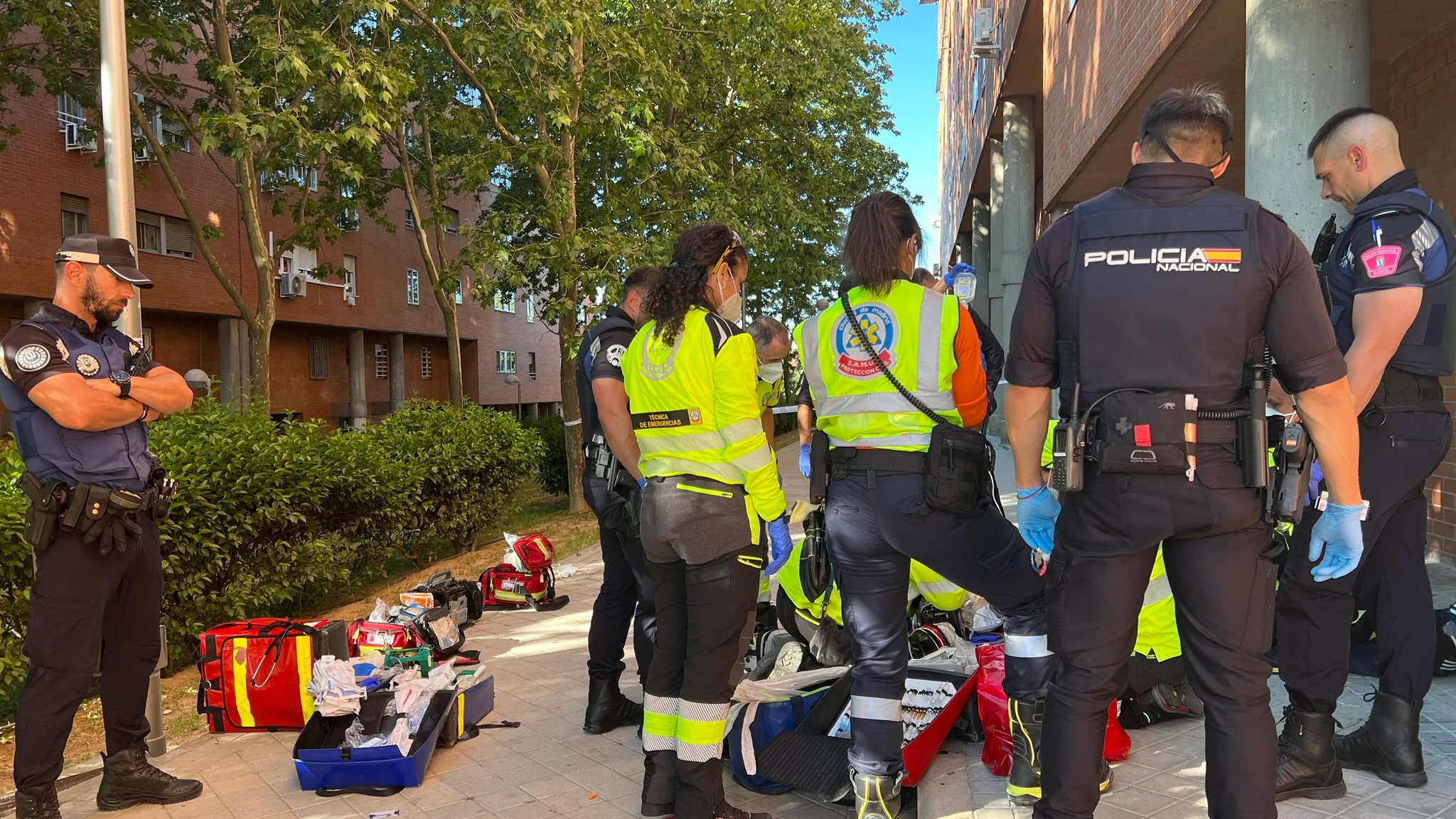 Muere un hombre de 52 años tras una agresión con arma blanca en Vallecas (Madrid)