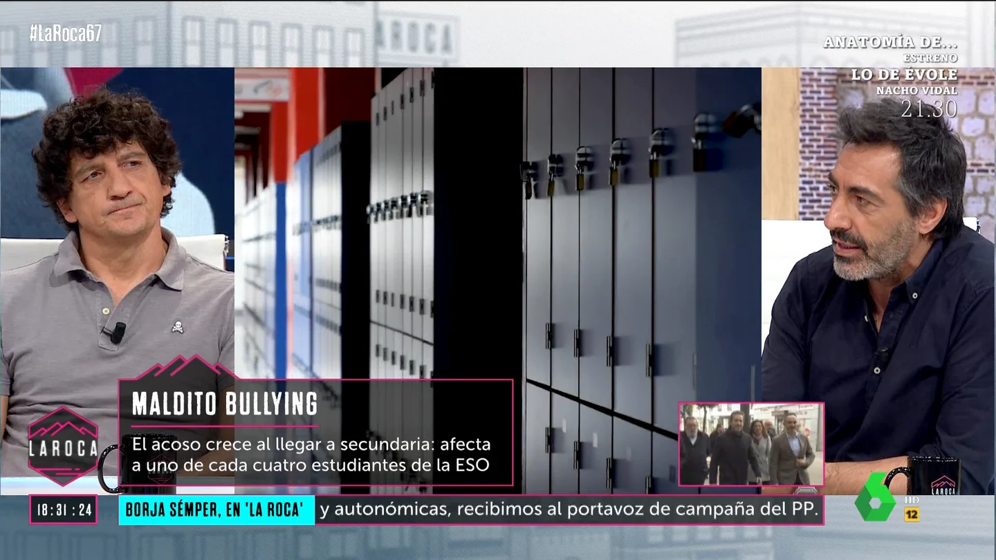Juan del Val, en La Roca. BULLYING JUAN DEL VAL
