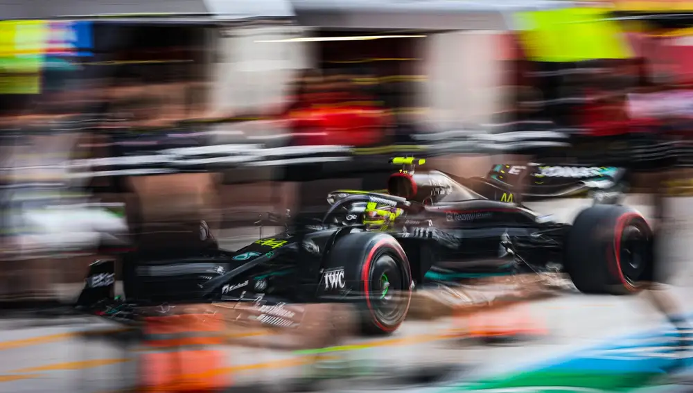 Gran remontada de Lewis Hamilton Gran remontada de Lewis Hamilton