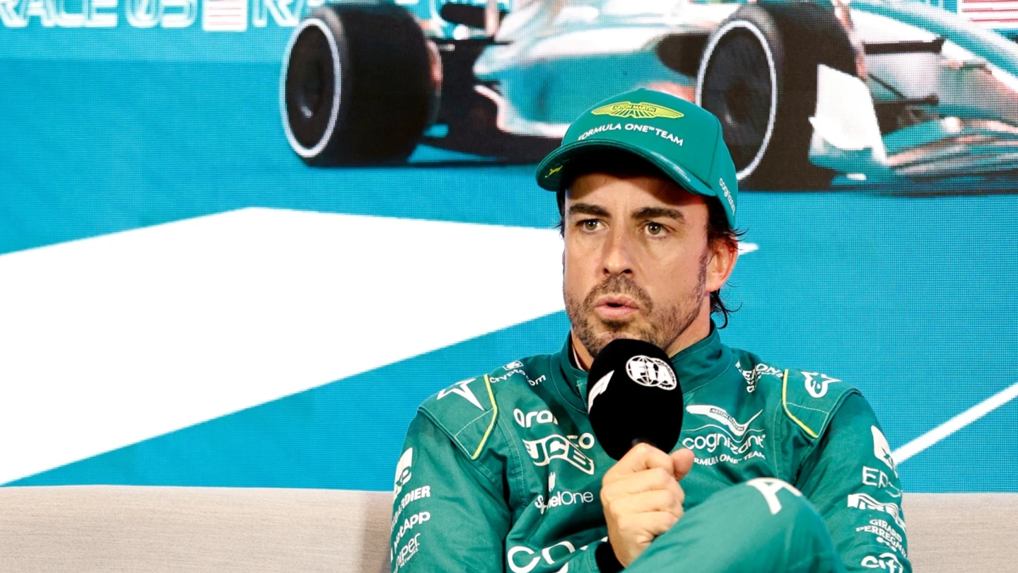 Fernando Alonso, en rueda de prensa Fernando Alonso, en rueda de prensa