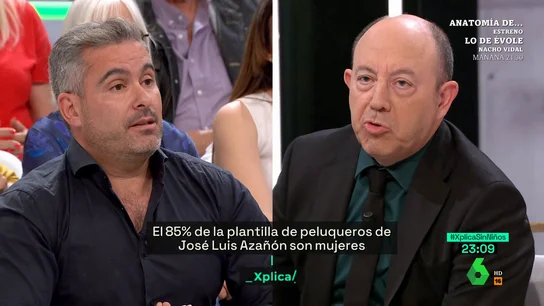 Bernardos pone contra las cuerdas a un empresario de peluquerías: "¿Cuántos sábados por la tarde trabajan tus empleadas?" Bernardos pone contra las cuerdas a un empresario de peluquerías: "¿Cuántos sábados por la tarde trabajan tus empleadas?"