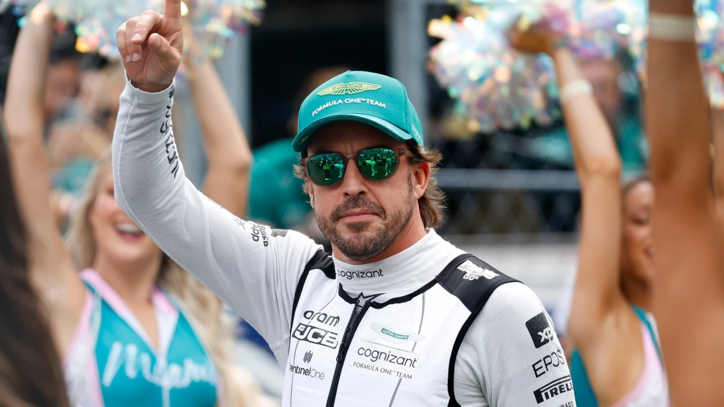 Fernando Alonso, en Miami Fernando Alonso, en Miami