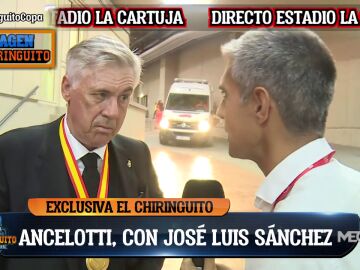 Las palabras de Carlo Ancelotti a José Luis Sánchez en exclusiva para 'El Chiringuito': "Hemos cerrado el círculo"