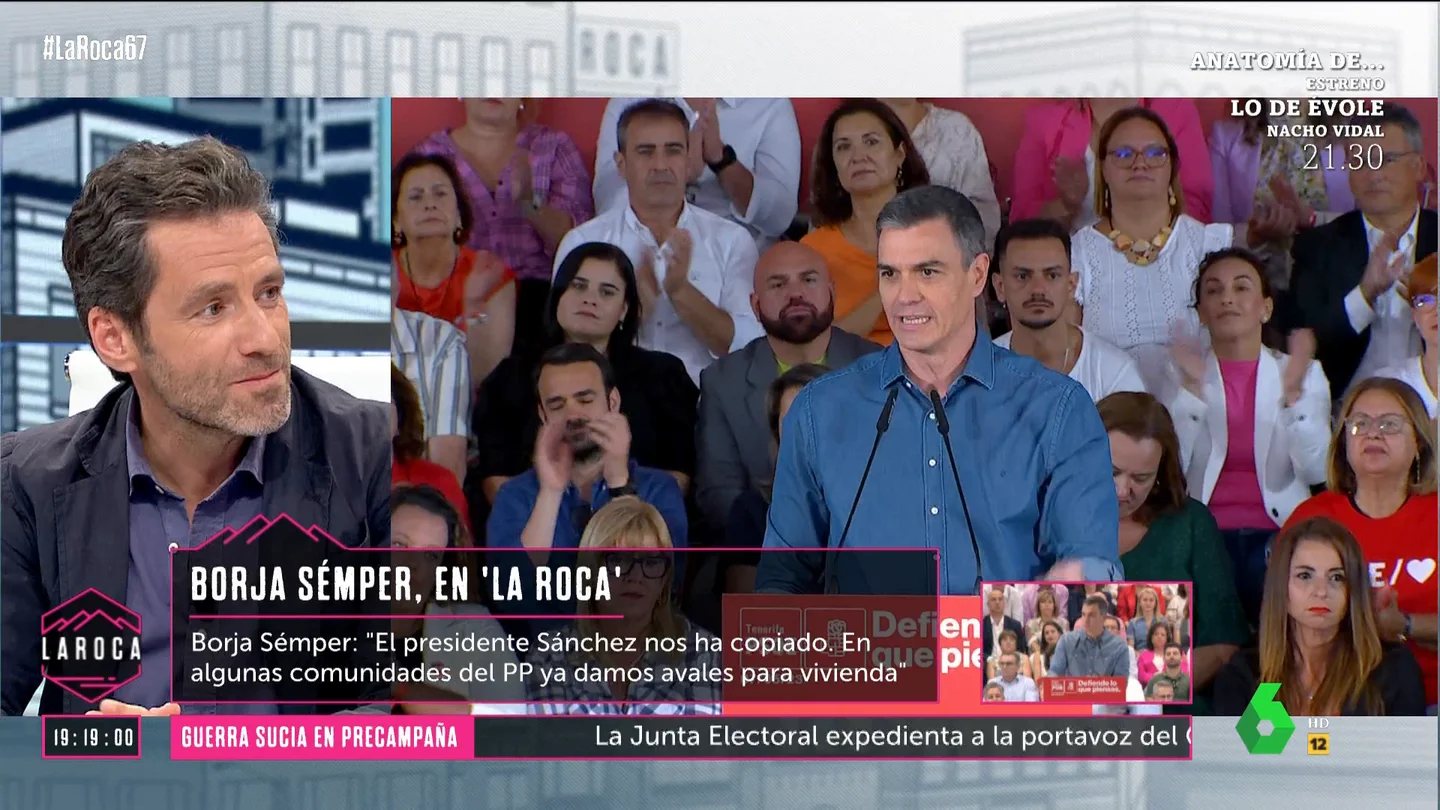 Borja Sémper, sobre el anuncio de avales en vivienda para jóvenes: "Es bueno que Sánchez copie esta medida del PP" Borja Sémper, sobre el anuncio de avales en vivienda para jóvenes: "Es bueno que Sánchez copie esta medida del PP"
