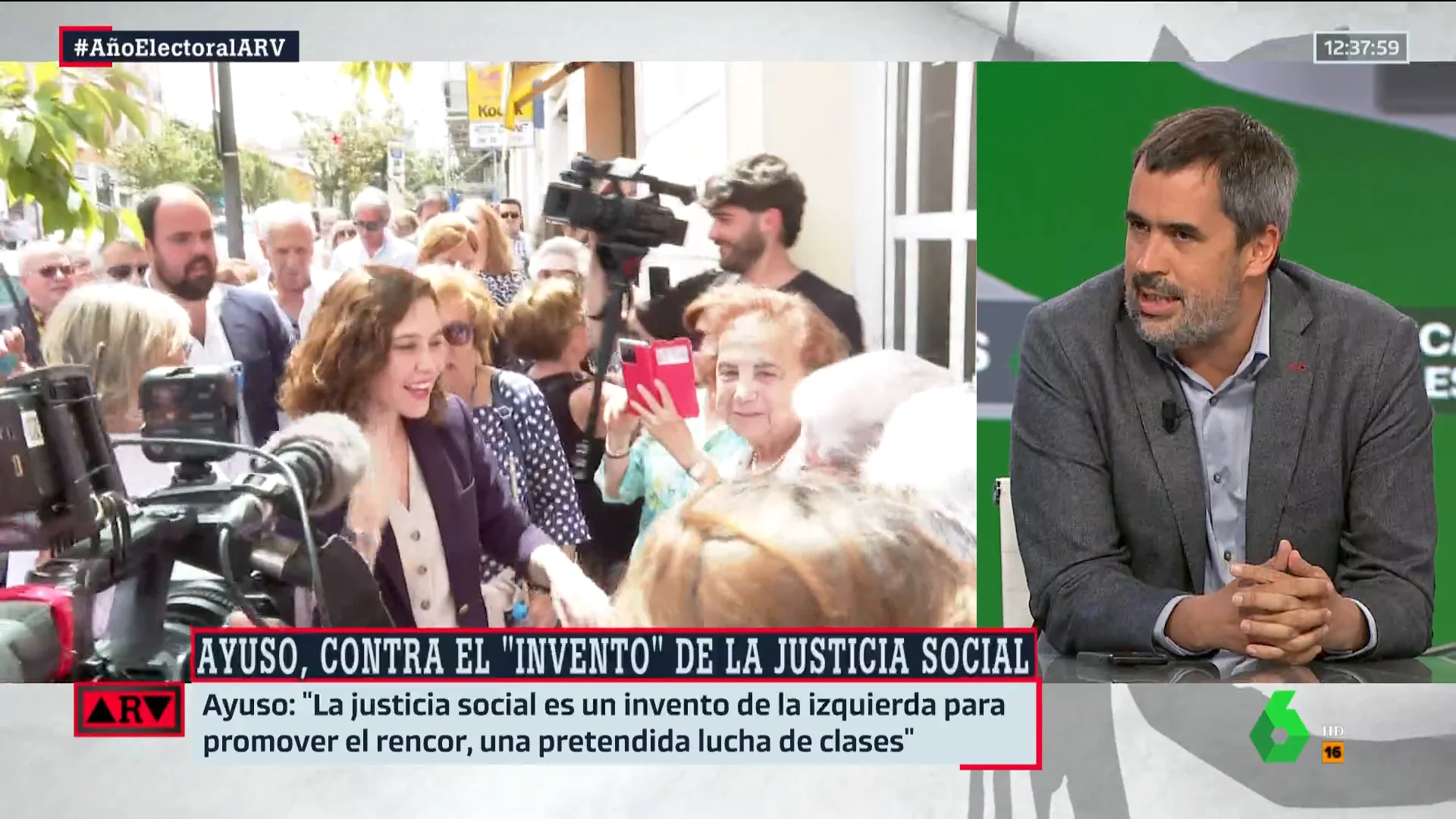 La reflexión de Carlos E. Cué tras el discurso de Ayuso sobre la justicia social: "Me pregunto si se habría aprobado la Constitución española en 1978"