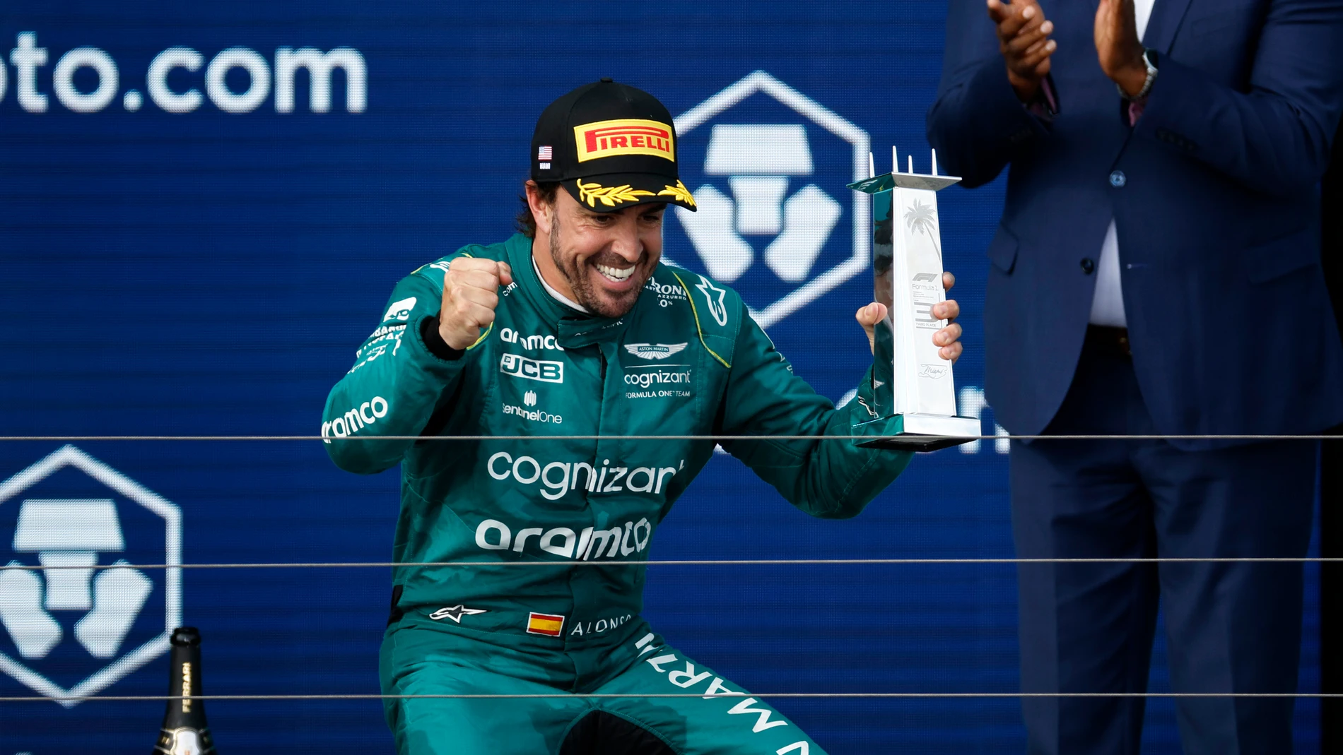 Fernando Alonso celebración