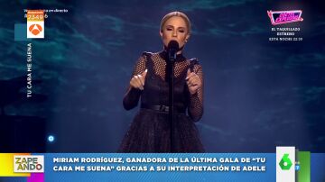 Miriam Rodríguez deslumbra con su imitación de Adele en 'TCMS': "Si cierro los ojos, es ella"