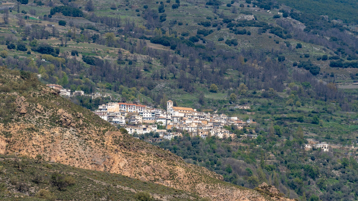 Mecina bombar&oacute;n, en Alpujarra de la Sierra (Granada)