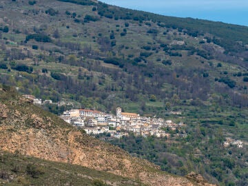 Mecina bombarón, en Alpujarra de la Sierra (Granada)
